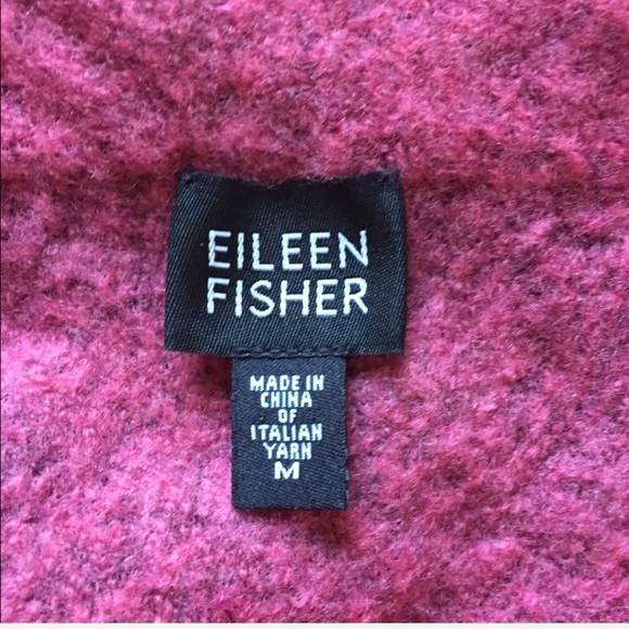 EILEEN FISHER Marled Sweater Sz Med - Picture 6 of 9